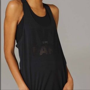 IVY PARK Laser Cut Logo Racerback Tank (L)